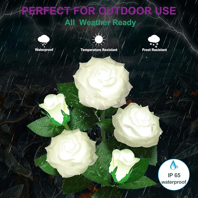 Solar Flower Lights Outdoor - Image 5