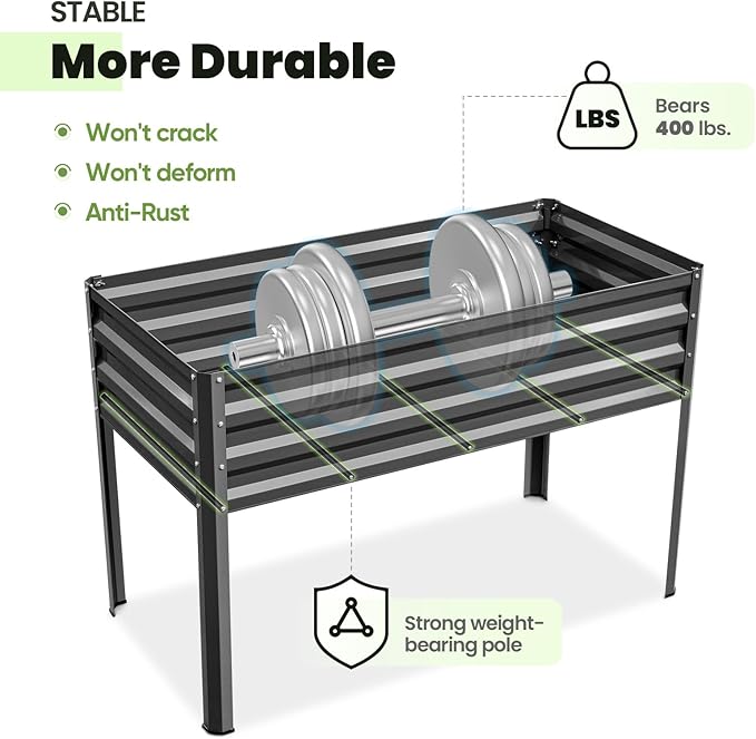 KING BIRD Large Raised Garden Bed - Image 5