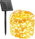 Minetom Solar String Lights for Outside, 33Ft 100 LED Outdoor Solar Fairy Lights by Minetom