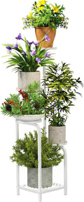 TOSKING 5 Tier Tall Plant Stand Indoor Outdoor, Heavy Duty Corner Shelf by TOSKINGESSENCE