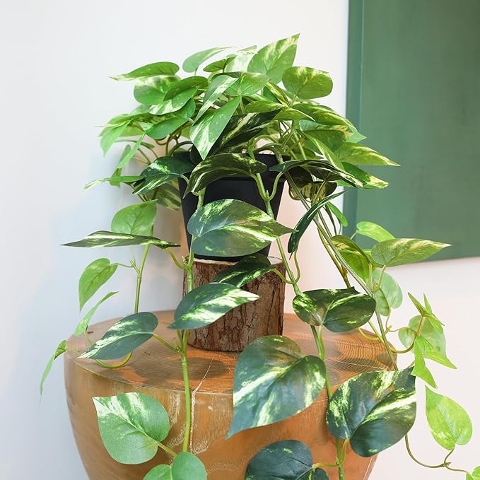 Fake Pothos Hanging Plants - Image 9