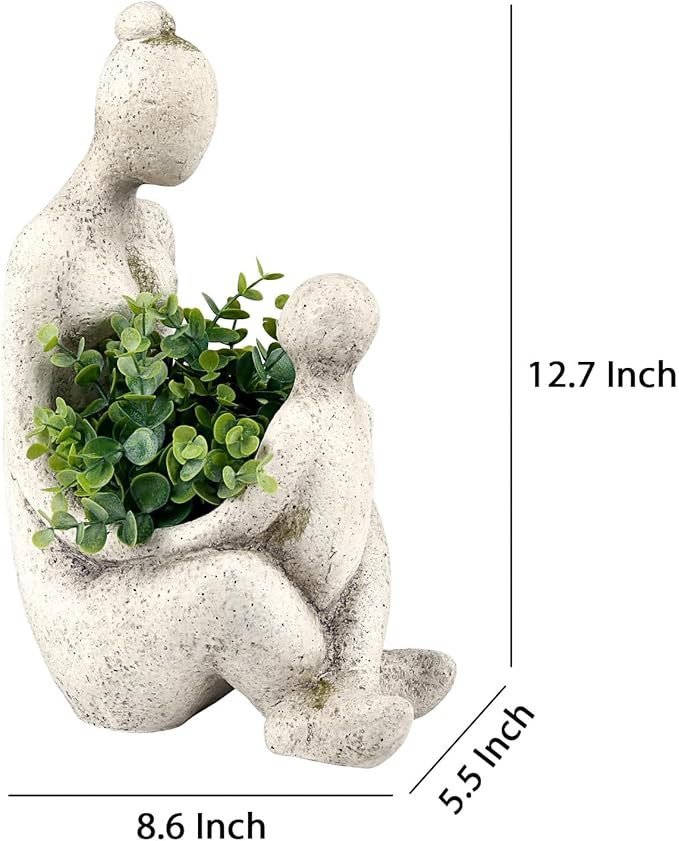Unique Planters for Indoor Outdoor Plants Head Face Planter Pot Large Succulent - Image 5