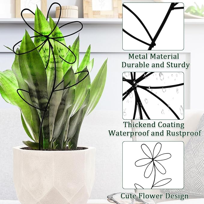 2 Pcs Indoor Plant Trellis, Mini Garden Trellis - Image 4
