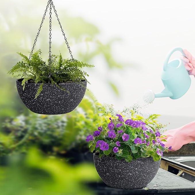 13 inch Large Hanging Planters Plant Pots - Image 6