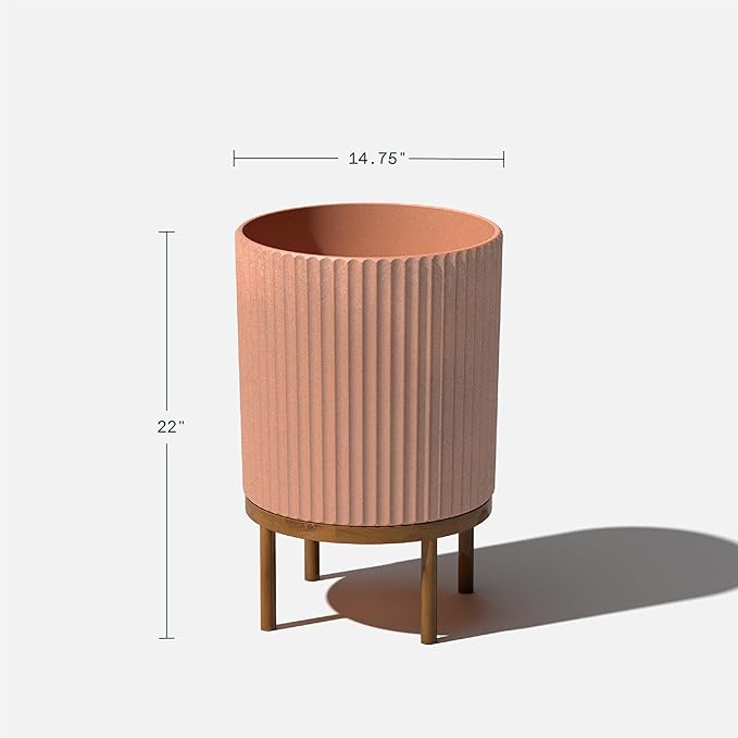 Veradek Demi Series Round Planter w/Stand - Image 3