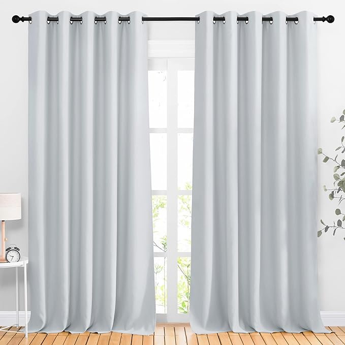 NICETOWN Patio Door Curtain Vertical Blinds, Grommet Room Darkening Curtain by NICETOWN