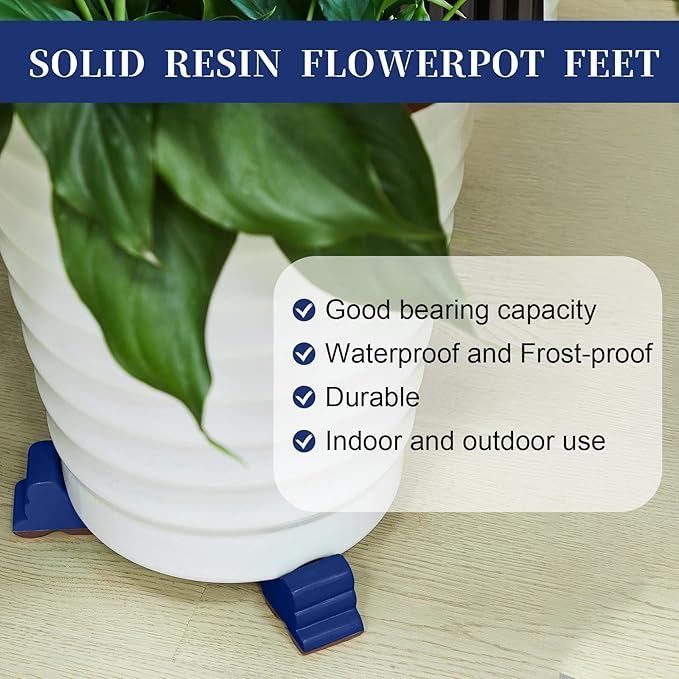 Kigeli 6 Pcs Resin Garden Pot Feet - Image 5
