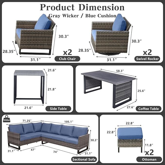 Belord Outdoor Sectional Furniture - Image 3