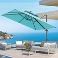9' X 12' Double Top Cantilever Patio Umbrella by ORYNTREX