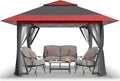 CROWN SHADES 13x13 Pop Up Gazebo, Canopy Tent, Gazebos on Clearance by CrownShades
