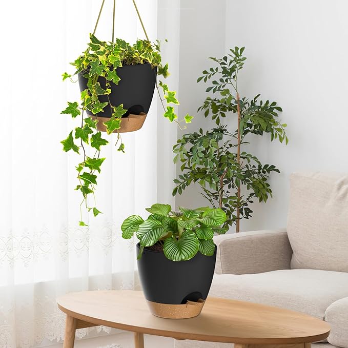 ZMTECH 10 Inch Hanging Planters - Image 5