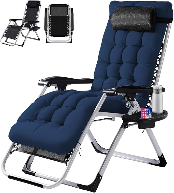 VINGLI Padded Zero Gravity Chair, Lounge Chair by VINGLI