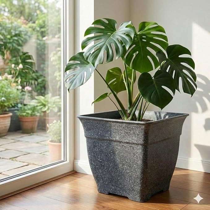 18'' Large Square Planter for Plants - Image 7