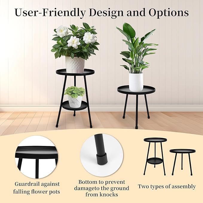 Metal Plant Stand, Plant Stand Indoor Outdoor, Metal Rustproof Flowers - Image 4