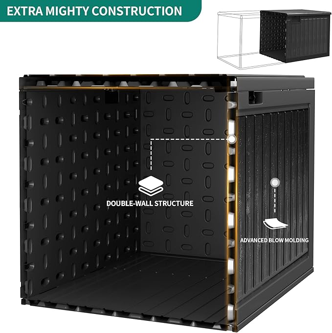 YITAHOME 90 Gallon Large Deck Box - Image 2