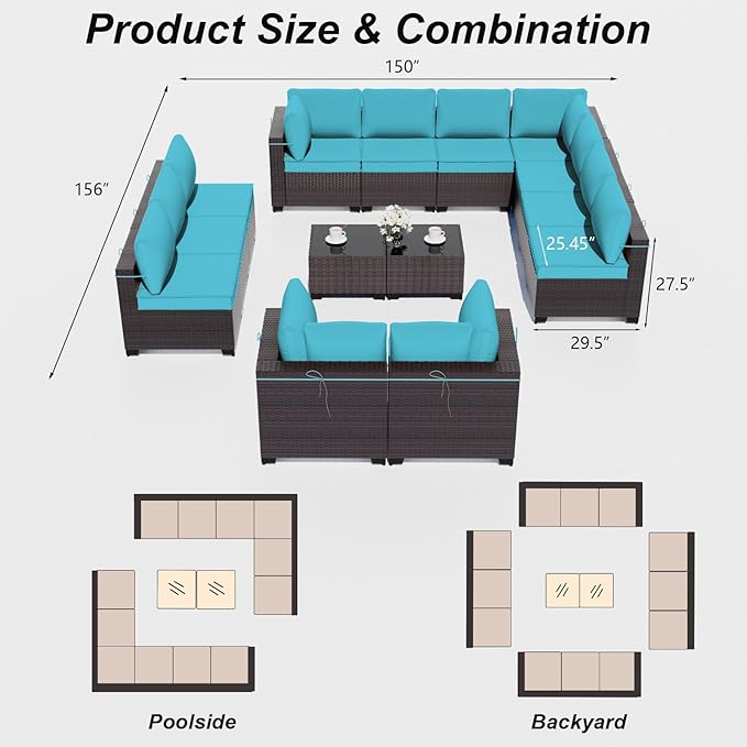 ALAULM Patio Furniture Set - Image 6