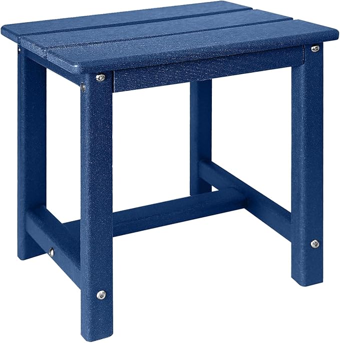Adirondack Square Side Table, one-Tier Outdoor end Table, Patio Side Table by GARDENSTAR
