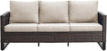 Belord Outdoor Couch Patio Furniture: Wicker Patio Sofa by Belord