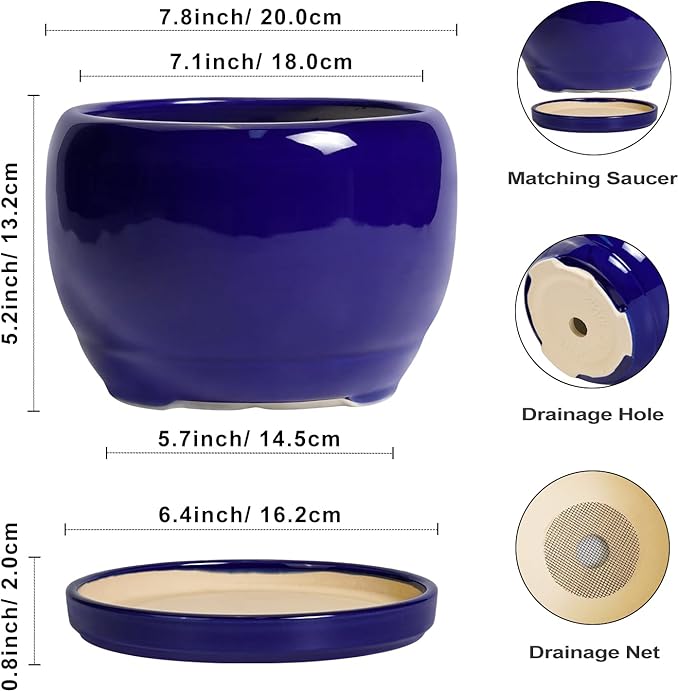 SQOWL 8 Inch Plant Pot - Image 3