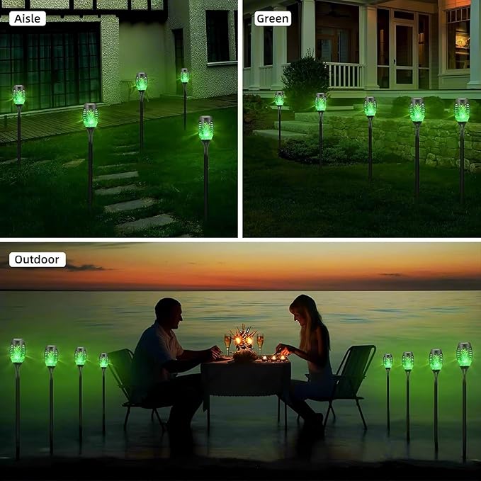 4 Pack Outdoor Solar Flame Light, Solar Lights Outdoor - Image 7