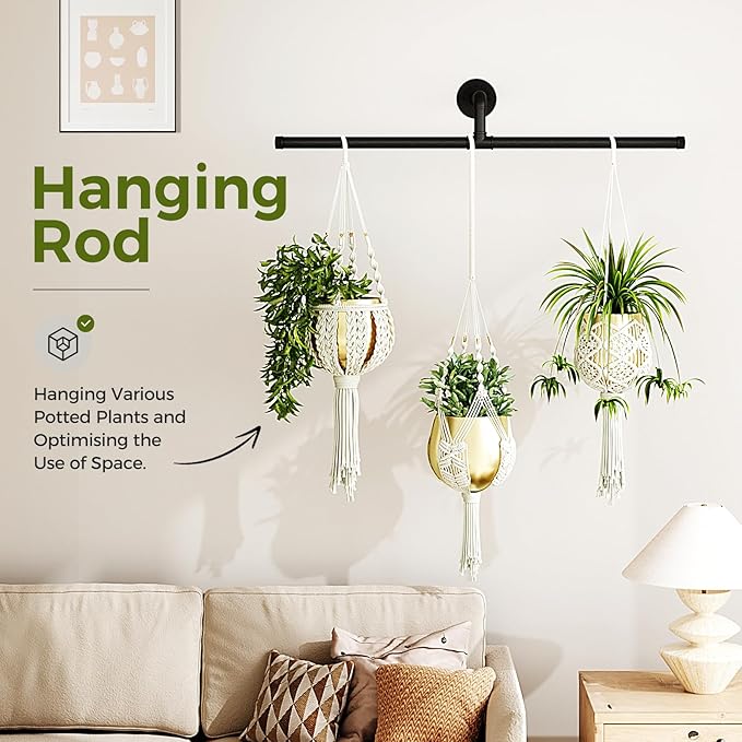 Bamworld Hanging Planters for Indoor Plants Plant Hanger Indoor Hanging Plant - Image 2