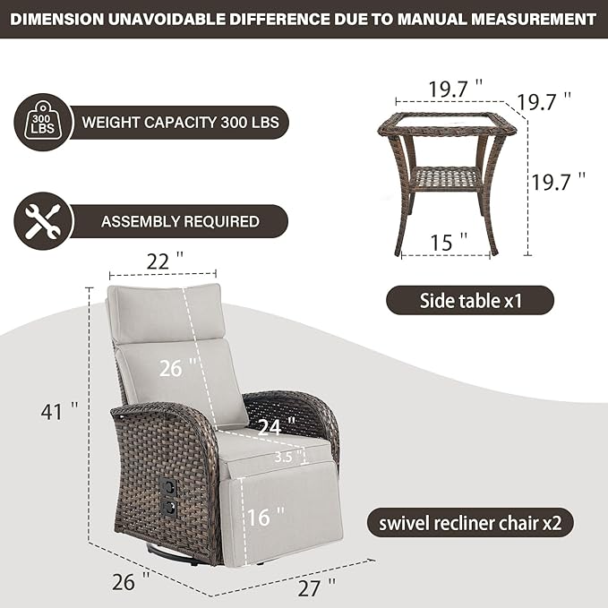 Belord 7 Piece Patio Furniture Set - Image 2