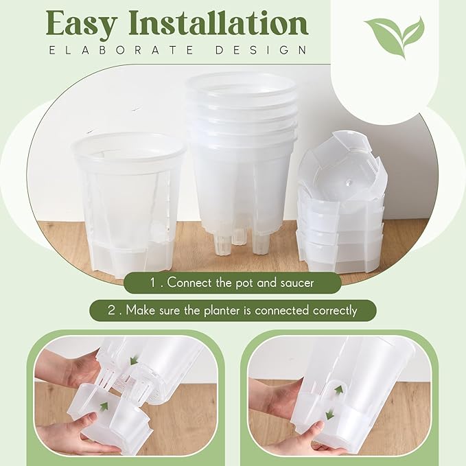 Self Watering Pots for Indoor Plants - Image 6