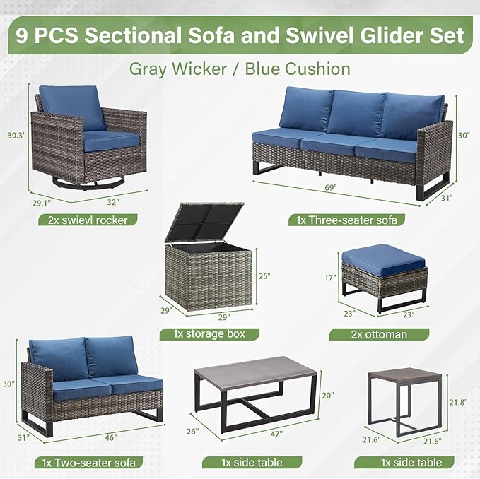 Belord Patio Conversation Set - Image 2
