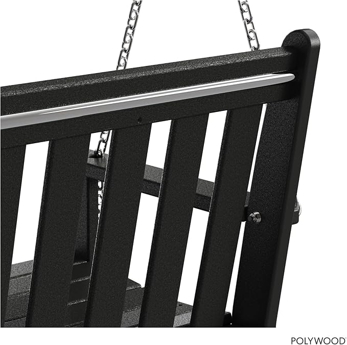 POLYWOOD GNS60BL Vineyard 60" Outdoor Swing - Image 7