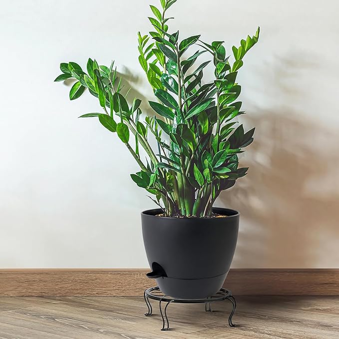 12inch 2Pack Large Self Watering Planters, Plastic Plant Pots - Image 6