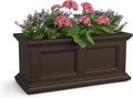 Mayne Fairfield 2-Foot Window Box – Self-Watering, Weather-Resistant Planter by Mayne