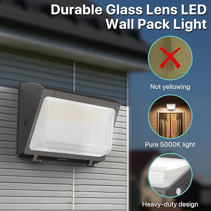 LED Wall Pack 150W: 22500lm Outdoor Wall Lights - Image 2