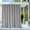NICETOWN Patio Outdoor Curtain Waterproof Weighted Extra Wide, Grommet Vertical by NICETOWN