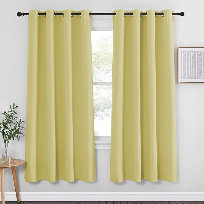 NICETOWN Blackout Curtain Drape 72 inch Long by NICETOWN