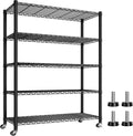 Xcity Storage Shelves, 5 Tier Heavy Duty Metal Shelving Unit by Unknown