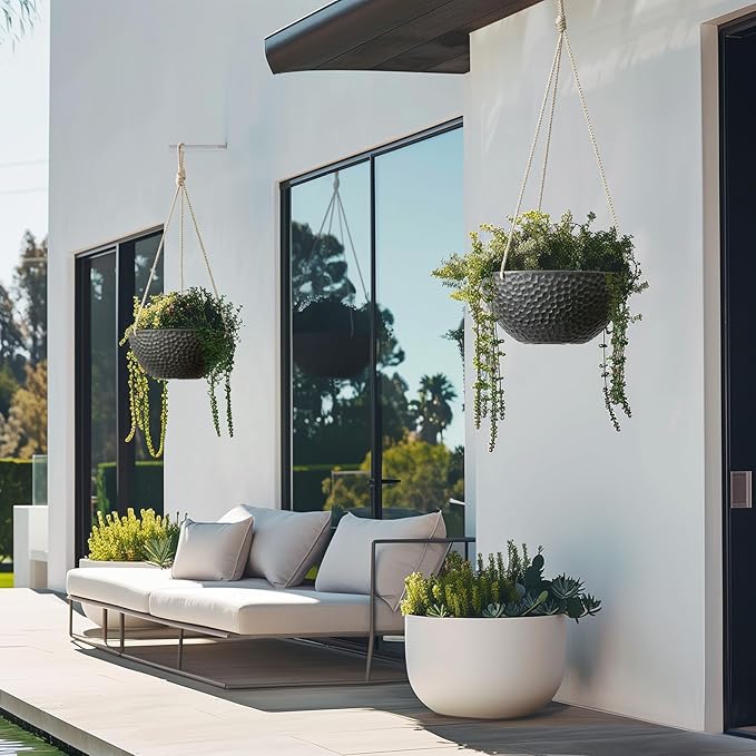 LA JOLIE MUSE Hanging Planters for Indoor Plants, Medium Hanging Planters - Image 5