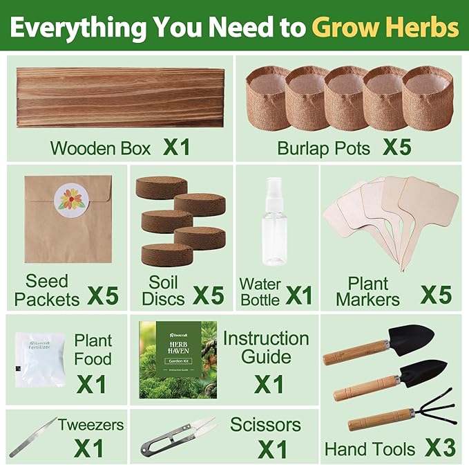 5 Herb Garden Planter Indoor - Image 5
