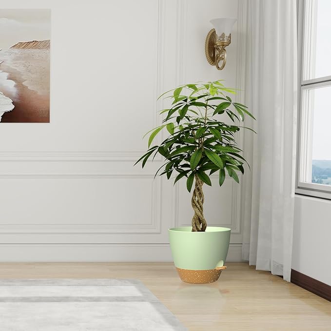 12 Inch Large Self Watering Pots, Flower Pots - Image 6
