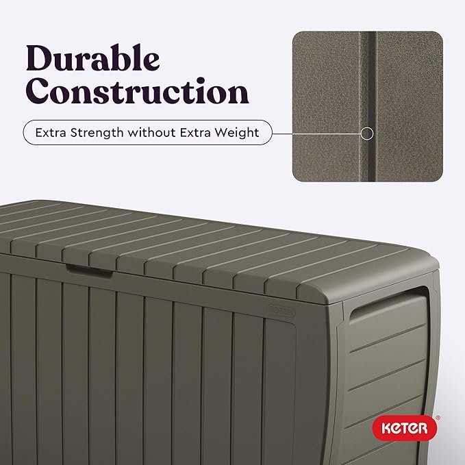 Keter Marvel Plus 71 Gallon Resin Outdoor Storage Box - Image 9