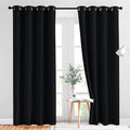 NICETOWN Black Out Dooway Curtain 80 inches Long, Grommet Thermal Insulated by NICETOWN