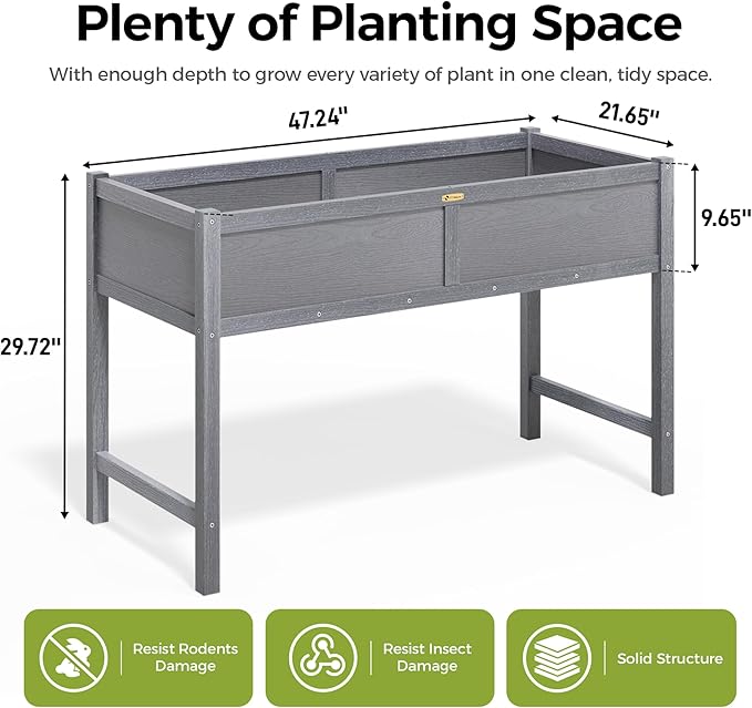 TT Nature HDPE Raised Garden Bed - Image 2