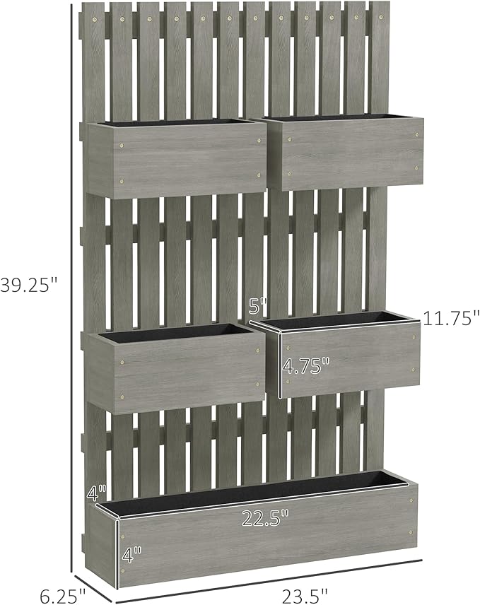 Outsunny 5 Box Raised Garden Bed - Image 7