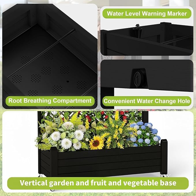EasyUp Rolling Garden Planter Box - Image 5