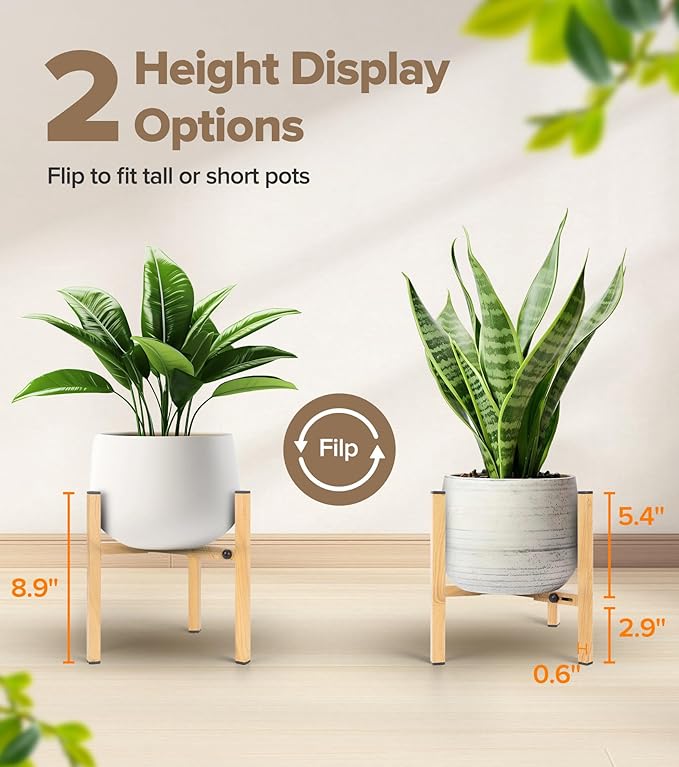 Plant Stand Indoor Adjustable, Metal Modern Indoor Plant Stand, Heavy Duty - Image 2