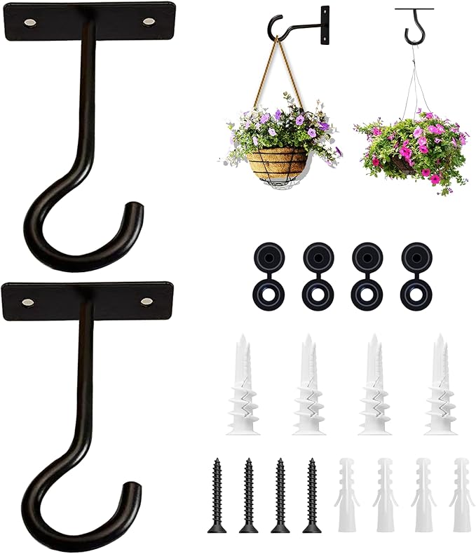 2Pack 4Inch Ceiling Hooks for Hanging Plant, Hanger for Indoor and Outdoor by AnDocK