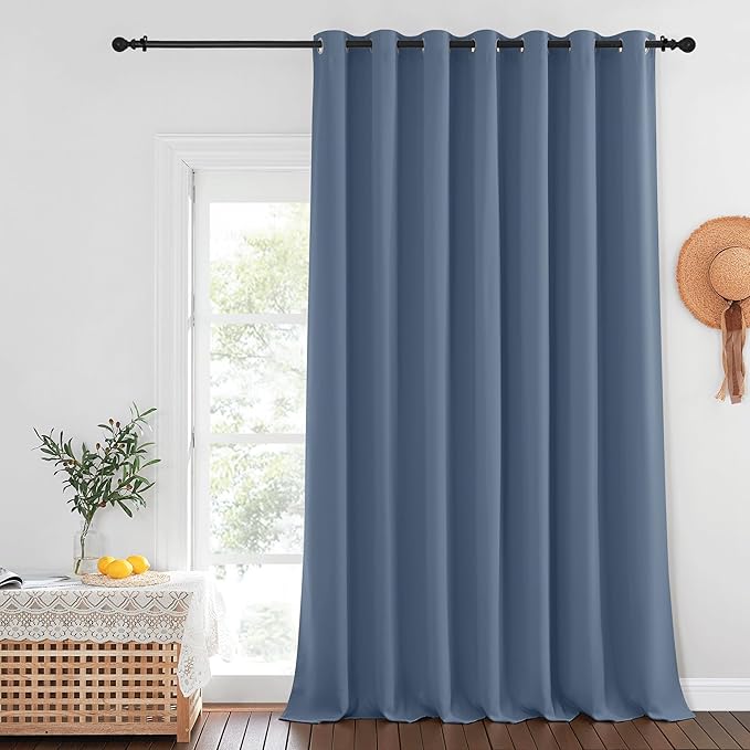 NICETOWN Stone Blue Blackout Curtains - Image 8