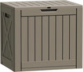 Flamaker Resin Deck Box 40 Gallon Waterproof Outdoor Indoor Storage Box by Flamaker