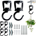 ONIKK Ceiling Hooks for Hanging Plants, Heavy Duty Metal Plant Hooks, Screw in by ONIKK