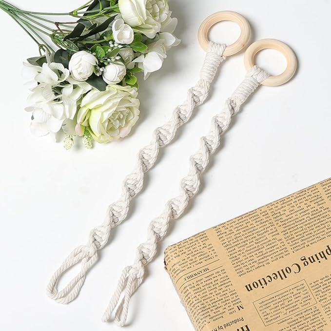 3 Pack Adjustable Macrame Plant Hanger Extenders Connectable Rope Hanging Plant - Image 4