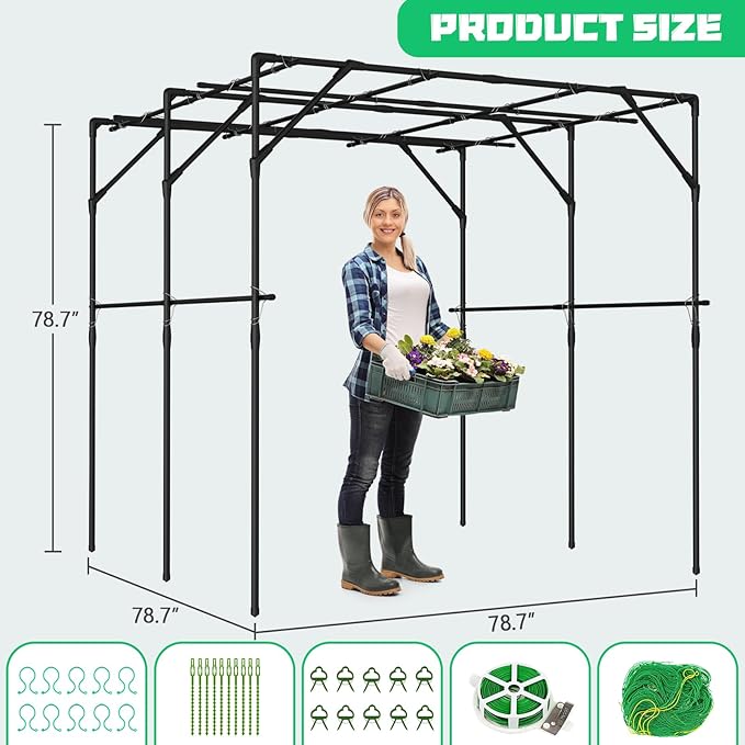 DoCred Tall Garden Arch Trellis - Image 3
